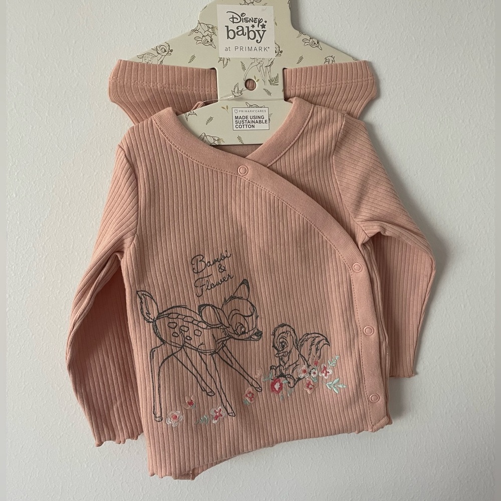 Primark Disney Bambi Pink Baby Set